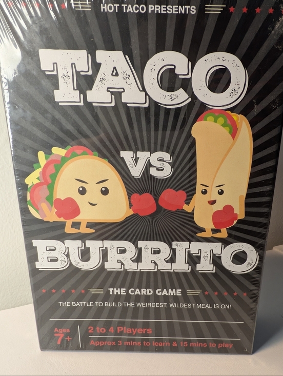 Other - NIB Taco vs Burrito Card Game Sealed New Strategy Family Game Night